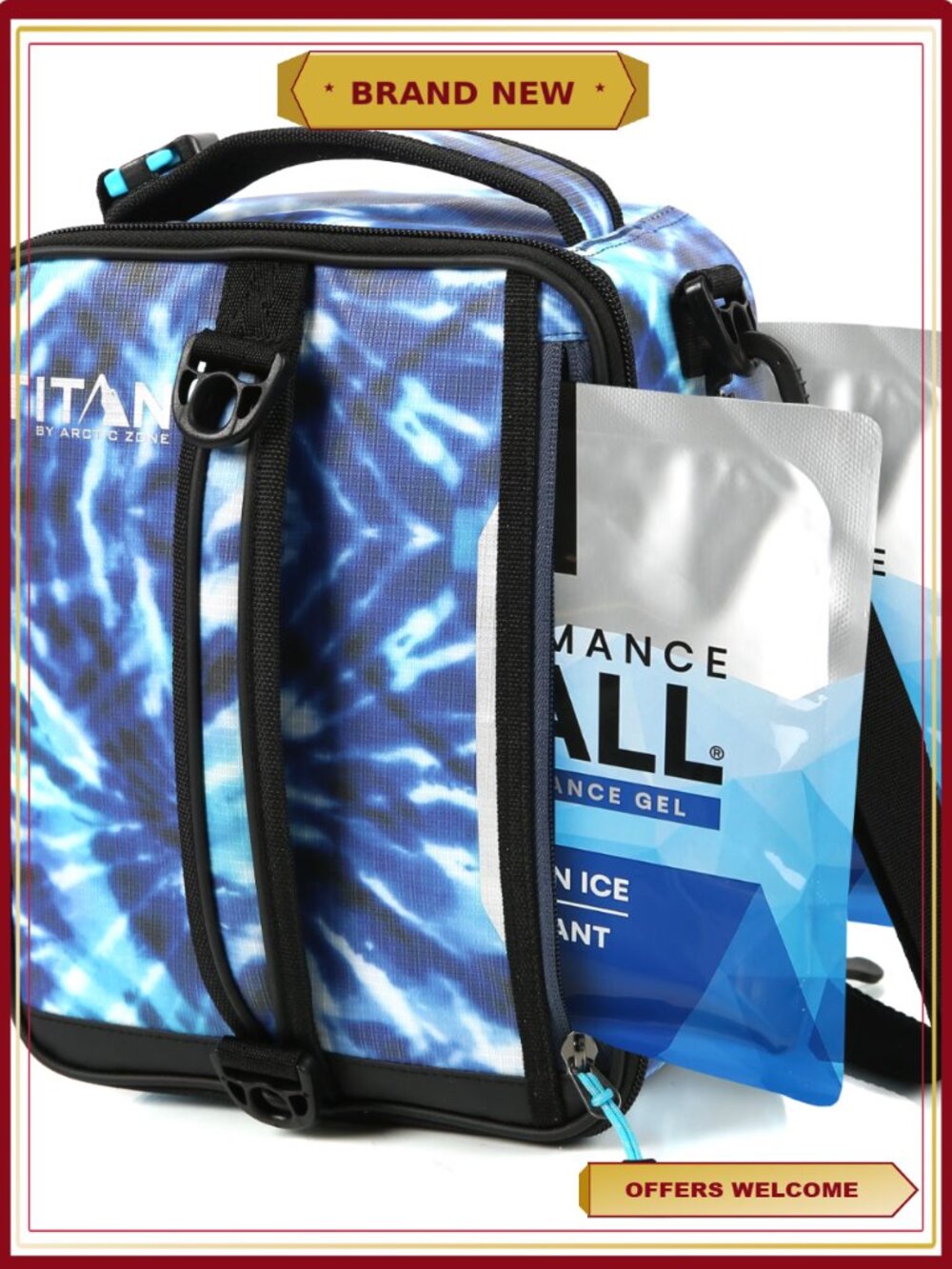 Insulated Lunch Bag with Ice Walls for Work School